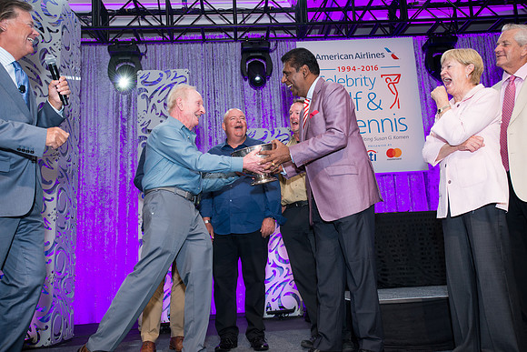 Rod Laver and Vijay Amritraj