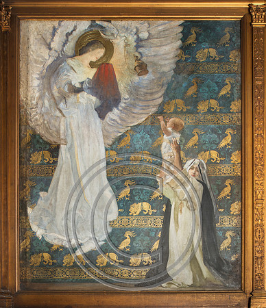 Mural by Edwin Austin Abbey at the Boston Public Library