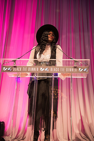 Shea Diamond at Black Tie Dinner