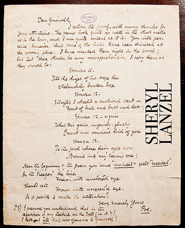 A letter from Edgar Allan Poe to Rufus Wilmont Griswold